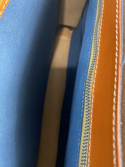 【LIFTる。景品】【中古美品】【メンズ/レディース】L&C BOLDRINI ボルドリーニ LEATHER BUSINESS BAG レザービジネスバッグ カバン 鞄 188-231228-ab-05-min カラー：ブラウン 万代Net店