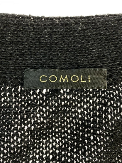 【中古品】【メンズ】 COMOLI コモリ COTTON KNIT CARDIGAN X01-06011 23SS 7Gコットン ニットカーディガン 140-231012-ab-40-min カラー：ブラック 万代Net店