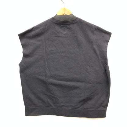 【中古品】【メンズ】 VISVIM ビズビム 22SS MONDO SWEAT S/L "BLACK" スウェットベスト ブランド 古着 142-250224-gm-11-fuz サイズ：4 カラー：ブラック 万代Net店