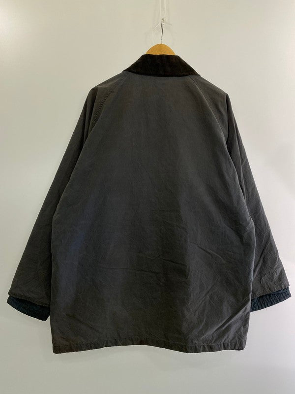 【ジャンク品】【メンズ】 BURBERRY バーバリー ENGLAND製 80S OILED HUNTING COAT オイルハンティングコート アウター 141-240209-ks-08-min カラー：ネイビー 万代Net店