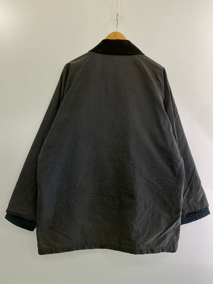【ジャンク品】【メンズ】 BURBERRY バーバリー ENGLAND製 80S OILED HUNTING COAT オイルハンティングコート アウター 141-240209-ks-08-min カラー：ネイビー 万代Net店