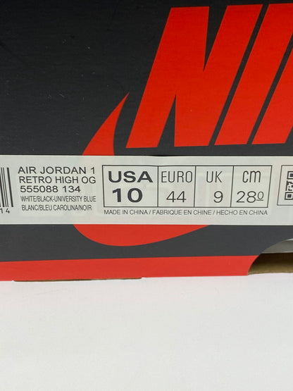 【中古品】【メンズ】 NIKE ナイキ AIR JORDAN 1 RETRO HIGH OG UNIVERSITY BLUE 555088-134 エアジョーダン1 ハイ OG スニーカー メンズ 靴 シューズ 160-250728-em-25-min サイズ：28cm カラー：ユニバーシティブルー 万代Net店