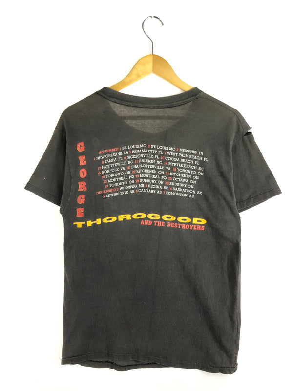 【現状渡し品】【メンズ】 GEORGE THOROGOOD & DESTROYERS ジョージ サラグッド & デストロイヤーズ 1991"BOOGIE PEOPLE"TEE ブギー ピープル Tシャツ 半袖Tシャツ 146-251102-na-01-tag サイズ：サイズ表記なし 下記参照 カラー：チャコールグレー 万代Net店