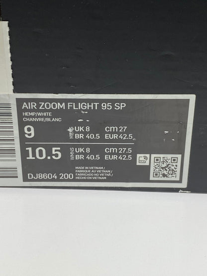 【未使用品】【メンズ】 NIKE ナイキ × Supreme シュプリーム 別注 コラボ AIR ZOOM FLIGHT 95 SP DJ8604-200 エア ズームフライト 95 スペシャル スニーカー 靴 160-251213-kk-08-min カラー：HEMP/WHITE 万代Net店