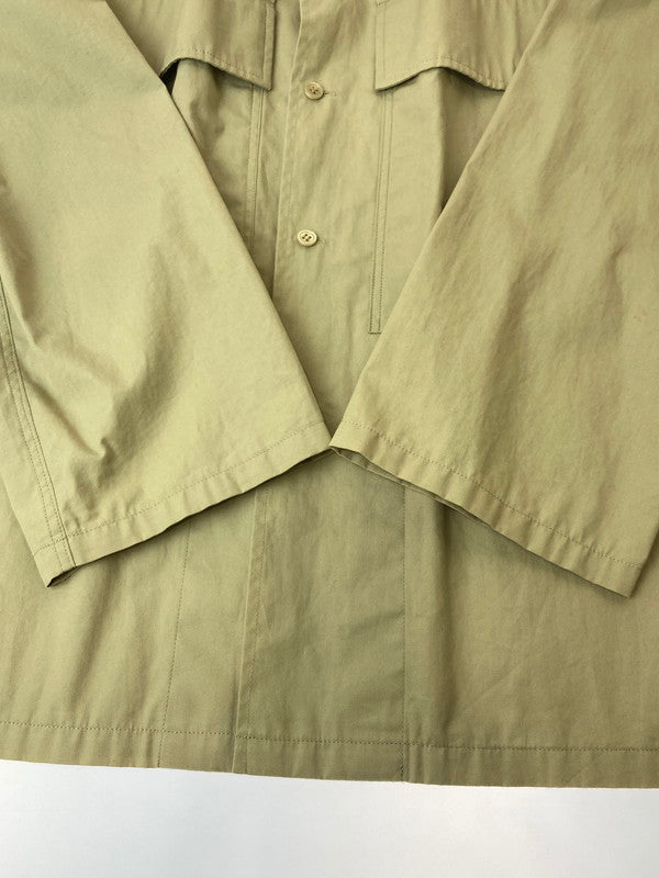 【中古品】【メンズ】  GRAPHPAPER グラフペーパー GM191-50022 L S COTTON SHIRT 長袖シャツ 140-241004-cn-4-min サイズ：1 カラー：ベージュ 万代Net店