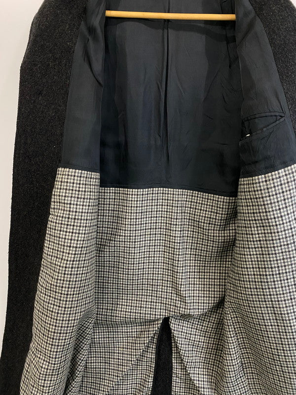 【中古品】【メンズ】 USED WOOL COAT ユーズド ウールコート アウター 146-250107-me-05-min サイズ：48 カラー：チャコールグレー系 万代Net店