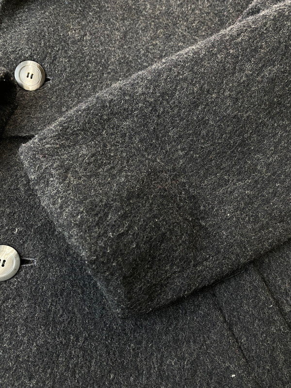 【中古品】【メンズ】 USED WOOL COAT ユーズド ウールコート アウター 146-250107-me-05-min サイズ：48 カラー：チャコールグレー系 万代Net店