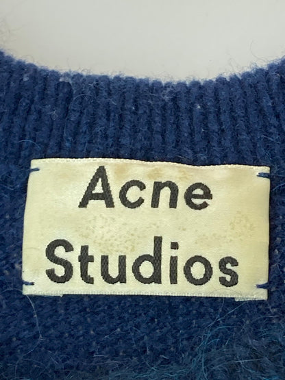 【中古品】【レディース】 ACNE STUDIOS アクネストゥディオズ DAVINA MIX PAW14 KNIT ニット セーター トップス 168-241121-yn-28-min サイズ：XS カラー：ネイビー 万代Net店