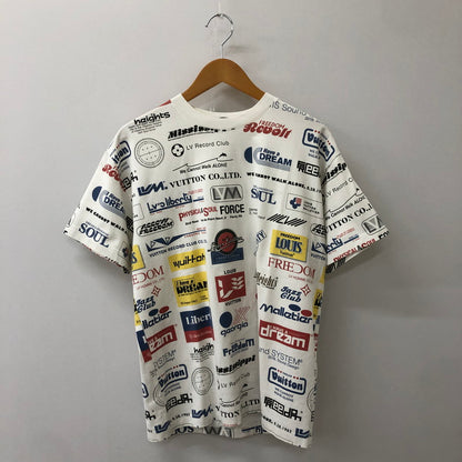 【中古品】【メンズ】 LOUIS VUITTON ルイ・ヴィトン 19AW ALLOVER LOGO PRINT S/S TEE RM192M NPG HHY20W オールオーバー ロゴプリント ショートスリーブ Tシャツ 半袖 トップス 141-250430-kk-23-fuz サイズ：S カラー：ホワイト 万代Net店