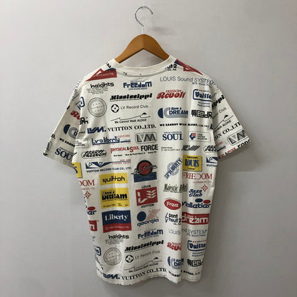 【中古品】【メンズ】 LOUIS VUITTON ルイ・ヴィトン 19AW ALLOVER LOGO PRINT S/S TEE RM192M NPG HHY20W オールオーバー ロゴプリント ショートスリーブ Tシャツ 半袖 トップス 141-250430-kk-23-fuz サイズ：S カラー：ホワイト 万代Net店