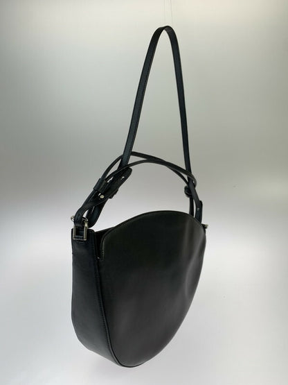 【LIFTる。景品】【中古品】【レディース】KABINETT CURVE SHOULDER BAG カビネット レザー ショルダーバッグ カバン 鞄 188-230713-ab-15-min カラー：ブラック 万代Net店