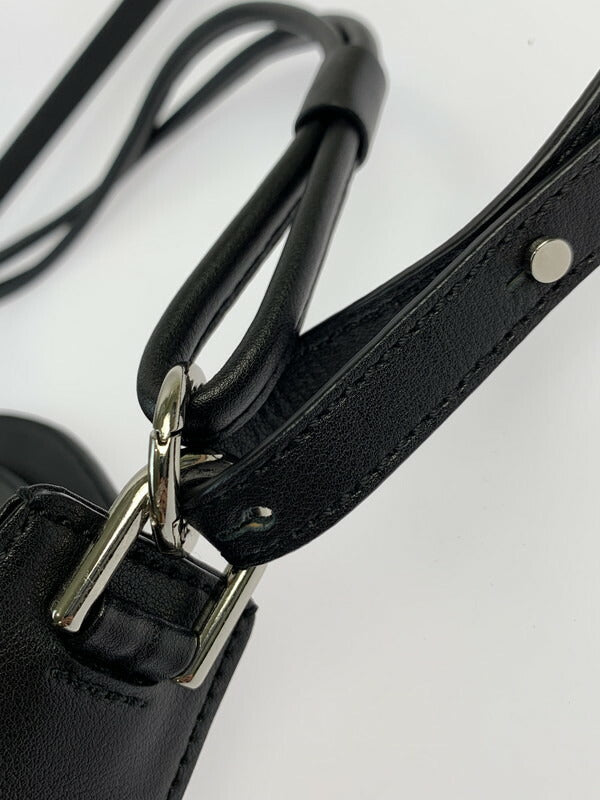 【LIFTる。景品】【中古品】【レディース】KABINETT CURVE SHOULDER BAG カビネット レザー ショルダーバッグ カバン 鞄 188-230713-ab-15-min カラー：ブラック 万代Net店