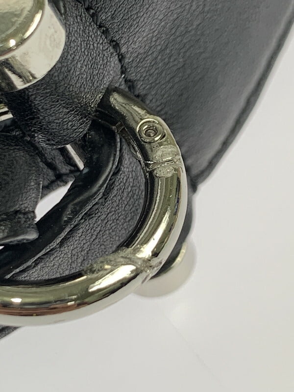 【LIFTる。景品】【中古品】【レディース】KABINETT CURVE SHOULDER BAG カビネット レザー ショルダーバッグ カバン 鞄 188-230713-ab-15-min カラー：ブラック 万代Net店