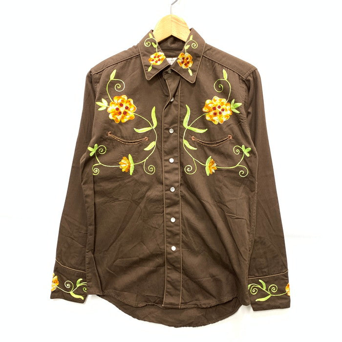 【中古美品】【メンズ】 RockMount ロックマウント WESTERN SHIRT ウエスタン長袖シャツ トップス ブランド 古着 146-250223-gm-35-fuz サイズ：14H カラー：ブラウン 万代Net店