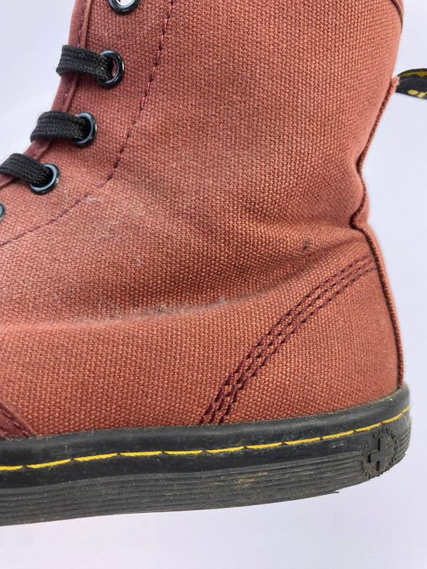 【中古品】【レディース】 Dr.Martens ドクターマーチン 7ホールコンフォートハイカットスニーカー レディースシューズ 靴 スニーカー 166-241124-em-04-min サイズ：25cm カラー：チェリーレッド 万代Net店