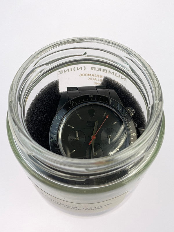 【中古品】【メンズ】  NUMBER (N)INE × JAM HOME MADE DIAMOND WATCH TYPE C NBJAM006 ナンバーナイン ジャムホームメイド 腕時計 198-240712-yn-16-min カラー：ブラック 万代Net店