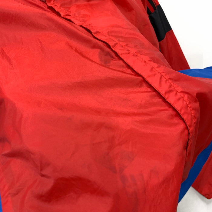 【中古品】【メンズ】 adidas アディダス フランス製 ナイロンジャケット アウター ブランド 古着 146-250223-gm-37-fuz サイズ：L カラー：レッド 万代Net店