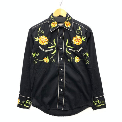 【中古美品】【メンズ】 RockMount ロックマウント WESTERN SHIRT ウエスタン長袖シャツ トップス ブランド 古着 146-250223-gm-34-fuz サイズ：14H カラー：ブラック 万代Net店