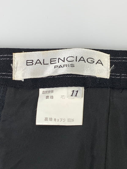 【中古品】【レディース】 BALENCIAGA バレンシアガ SUIT SET UP スーツセットアップ ジャケット スカート 168-241121-yn-10-min サイズ：ジャケット9/スカート11 カラー：ブラック 万代Net店