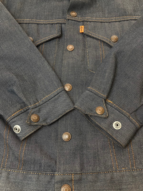 【中古品】【レディース】 BOYS DENIM JACKET 70's ORANGE TAB SCOVIL SNAP BUTTON 70年代 ボーイズ デニム ジャケット レディース アウター Gジャン 169-260509-yn-08-min サイズ：14 カラー：インディゴ 万代Net店
