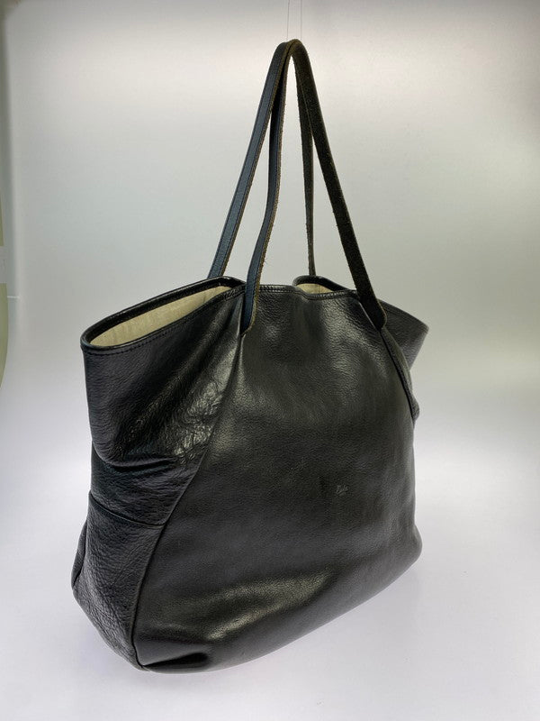 【中古品】【メンズ/レディース】 ENSE アンサ LEATHER TOTE BAG L ENS206 レザー トートバッグ L カバン 188-251023-jt-12-min カラー：ブラック 万代Net店
