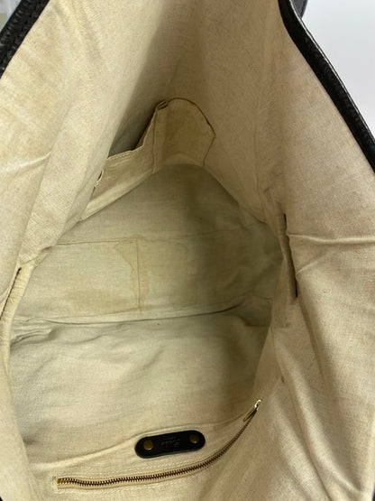 【中古品】【メンズ/レディース】 ENSE アンサ LEATHER TOTE BAG L ENS206 レザー トートバッグ L カバン 188-251023-jt-12-min カラー：ブラック 万代Net店