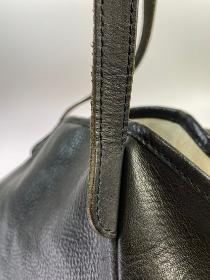 【中古品】【メンズ/レディース】 ENSE アンサ LEATHER TOTE BAG L ENS206 レザー トートバッグ L カバン 188-251023-jt-12-min カラー：ブラック 万代Net店