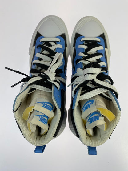 【LIFTる。景品】【中古】【メンズ】 NIKE ナイキ ×SACAI サカイ BLAZER MID BV0072-001 ブレーザー ミッド スニーカー 靴 160-250424-jt-06-min サイズ：US 10.5 28.5cm カラー：BLACK/WHITE-UNIVERSITY BULE 万代Net店