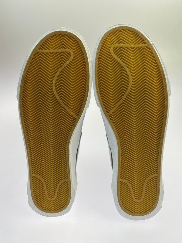 【LIFTる。景品】【中古】【メンズ】 NIKE ナイキ ×SACAI サカイ BLAZER MID BV0072-001 ブレーザー ミッド スニーカー 靴 160-250424-jt-06-min サイズ：US 10.5 28.5cm カラー：BLACK/WHITE-UNIVERSITY BULE 万代Net店