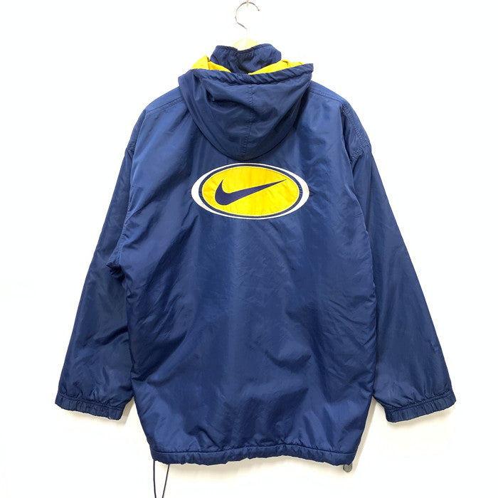 【中古品】【メンズ】 NIKE ナイキ ナイロンジャケット ブルゾン アウター ブランド 古着 146-250302-gm-28-fuz サイズ：S カラー：ネイビー 万代Net店