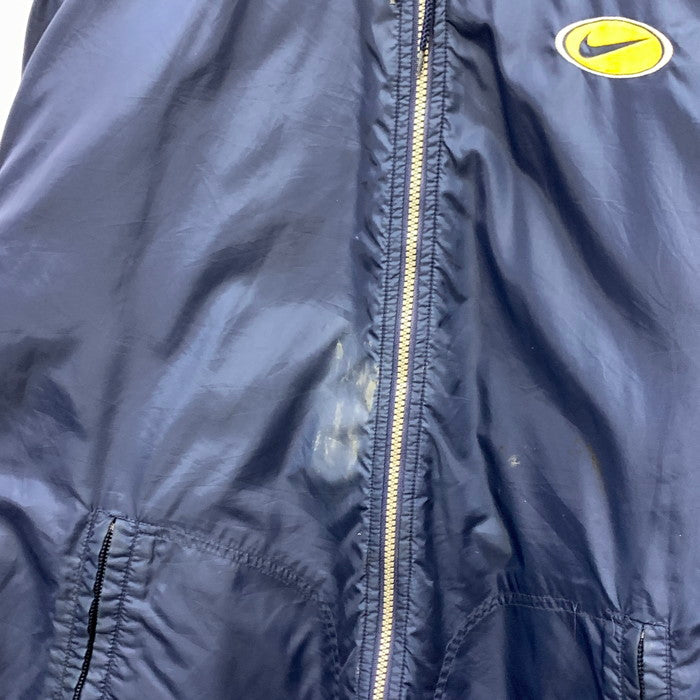 【中古品】【メンズ】 NIKE ナイキ ナイロンジャケット ブルゾン アウター ブランド 古着 146-250302-gm-28-fuz サイズ：S カラー：ネイビー 万代Net店
