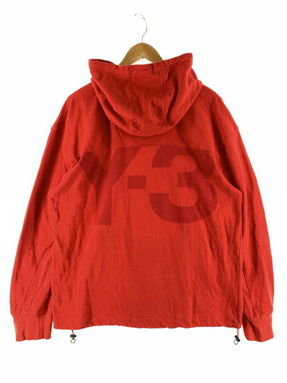 【中古品】【メンズ】 Y-3 ワイスリー CLASSIC HEAVY PIQUE HOODIE GV4173 クラシック ヘビー ピケ フーディー パーカー 140-230901-yn-01-min サイズ：M カラー：レッド 万代Net店