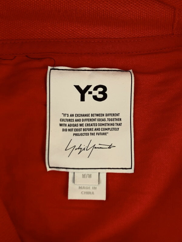【中古品】【メンズ】 Y-3 ワイスリー CLASSIC HEAVY PIQUE HOODIE GV4173 クラシック ヘビー ピケ フーディー パーカー 140-230901-yn-01-min サイズ：M カラー：レッド 万代Net店
