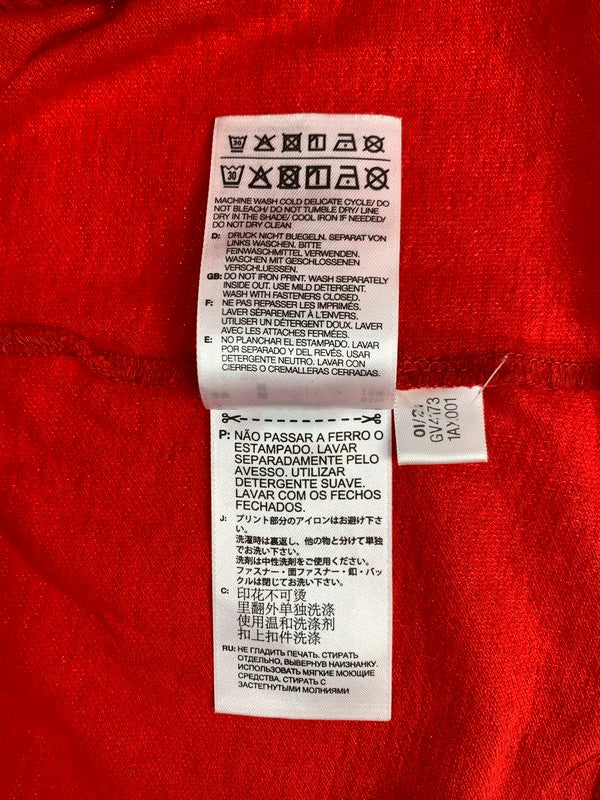 【中古品】【メンズ】 Y-3 ワイスリー CLASSIC HEAVY PIQUE HOODIE GV4173 クラシック ヘビー ピケ フーディー パーカー 140-230901-yn-01-min サイズ：M カラー：レッド 万代Net店