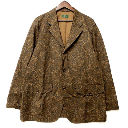 【中古品】【メンズ】 TAKE&SONS テイク アンド サンズ 23101 FISH BATIC SACK JACKET フィッシュ バティック サック ジャケットトップス アウター 144-250920-ya-04-izu サイズ：4 カラー：茶 万代Net店