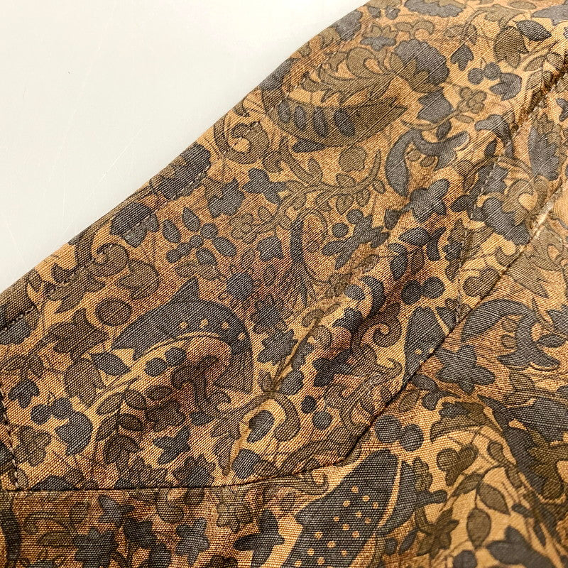 【中古品】【メンズ】 TAKE&SONS テイク アンド サンズ 23101 FISH BATIC SACK JACKET フィッシュ バティック サック ジャケットトップス アウター 144-250920-ya-04-izu サイズ：4 カラー：茶 万代Net店