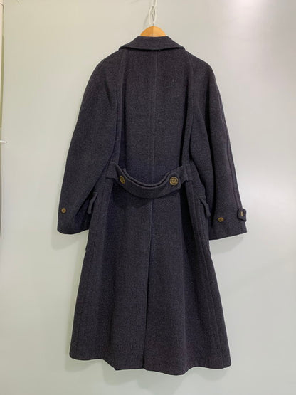 【中古品】【メンズ】  MONTGOMERY WARD モンゴメリーワード 40S DOUBLE WOOL COAT ウールコート アウター 146-250308-AS-1-min カラー：ネイビー系 万代Net店