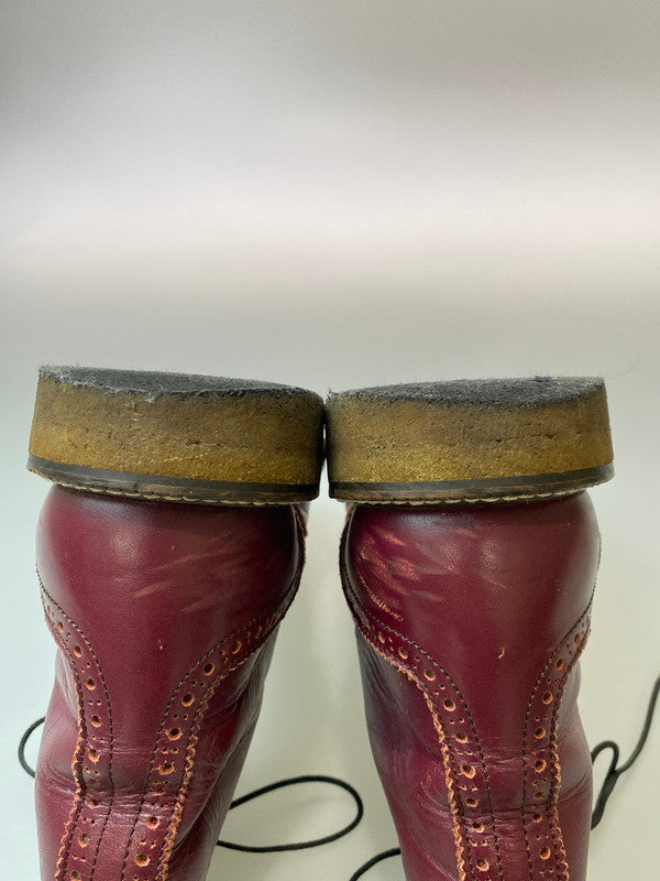 【現状渡し品】【メンズ】 Dry Bones ドライボーンズ GILLIE HALF BOOTS DSHC008 ギリーハーフブーツ 靴 165-251226-yn-19-min サイズ：7 1/2 カラー：バーガンディ 万代Net店