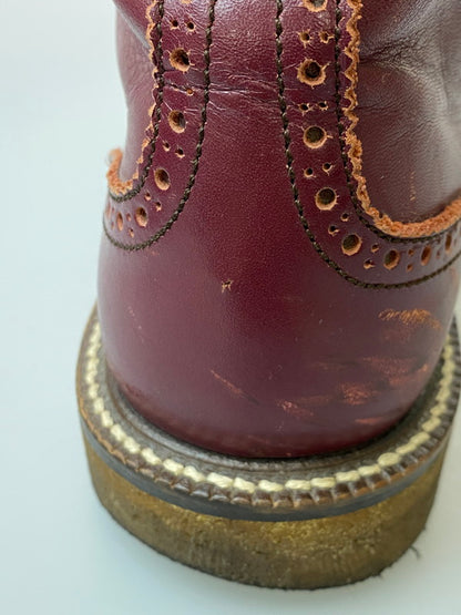 【現状渡し品】【メンズ】 Dry Bones ドライボーンズ GILLIE HALF BOOTS DSHC008 ギリーハーフブーツ 靴 165-251226-yn-19-min サイズ：7 1/2 カラー：バーガンディ 万代Net店