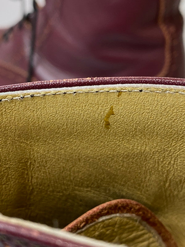 【現状渡し品】【メンズ】 Dry Bones ドライボーンズ GILLIE HALF BOOTS DSHC008 ギリーハーフブーツ 靴 165-251226-yn-19-min サイズ：7 1/2 カラー：バーガンディ 万代Net店