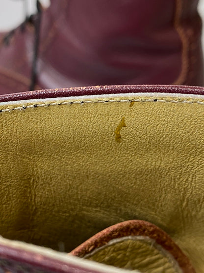 【現状渡し品】【メンズ】 Dry Bones ドライボーンズ GILLIE HALF BOOTS DSHC008 ギリーハーフブーツ 靴 165-251226-yn-19-min サイズ：7 1/2 カラー：バーガンディ 万代Net店