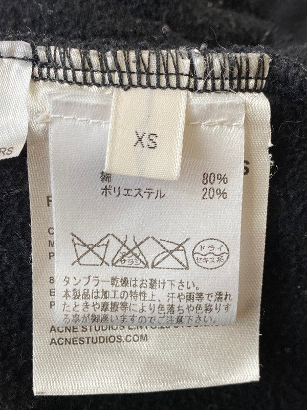 【中古品】【レディース】 ACNE STUDIOS アクネストゥディオズ プルオーバーパーカー 168-241122-ks-05-min サイズ：XS カラー：ブラック 万代Net店