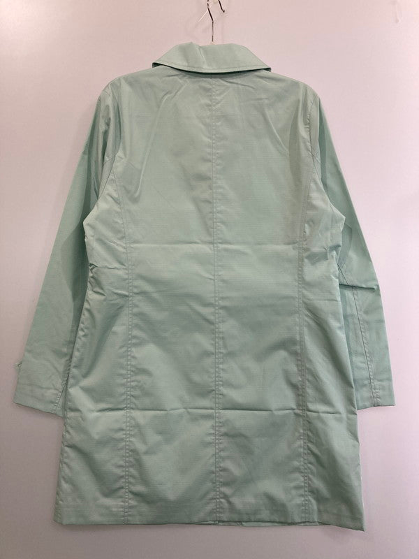 【中古美品】【レディース】 Eddie Bauer エディー・バウアー MINI DOT LONG COAT ミニドット ロングコート アウター 169-241121-cn-06-min サイズ：L カラー：ミントグリーン 万代Net店