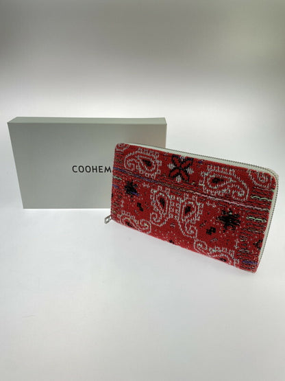 【中古品】【メンズ/レディース】 COOHEM コーヘン CL003 KNIT TWEED LIFE WALLET LARGE 長財布 ロングウォレット 200-231007-ab-15-min 万代Net店