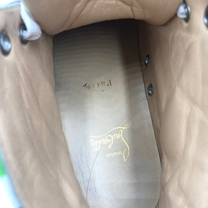【現状渡し品】【メンズ】 Christian Louboutin クリスチャンルブタン REMIX FLAT PAT HI-CUT SNEAKER スタッズ レザー ハイカット スニーカー 靴 183-251217-ks-20-tei サイズ：41 カラー：マルチカラー 万代Net店