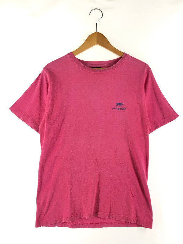 【現状渡し品】【メンズ】 patagonia パタゴニア 90's ENDANGERED SPECIES PRINT S/S TEE 90年代 絶滅危惧種 プリント ショートスリーブ Tシャツ トップス 144-251009-rt-02-tag サイズ：S カラー：ピンク 万代Net店