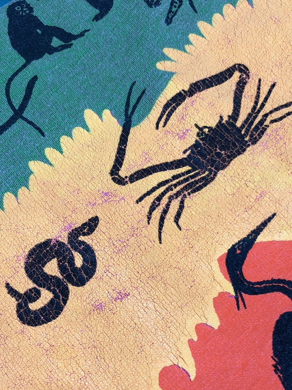 【現状渡し品】【メンズ】 patagonia パタゴニア 90's ENDANGERED SPECIES PRINT S/S TEE 90年代 絶滅危惧種 プリント ショートスリーブ Tシャツ トップス 144-251009-rt-02-tag サイズ：S カラー：ピンク 万代Net店