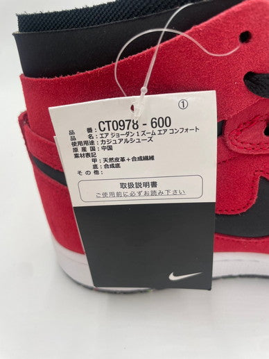 【中古美品】【メンズ】 NIKE ナイキ AIR JORDAN 1 ZOOM AIR CMFT エアジョーダン1 ズームエア CT0978-600 スニーカー　 160-240817-NK-5-yok カラー：GYM RED/BLACK WHITE 万代Net店