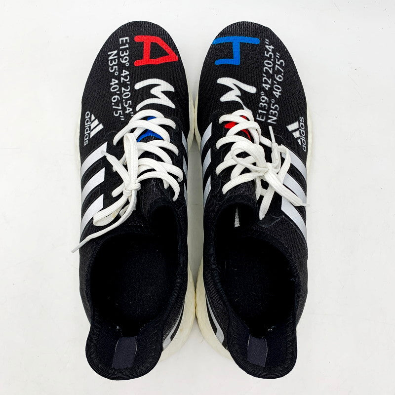 【中古品】【メンズ】 adidas アディダス ATMOS AM4 108 EF9157 アトモス スニーカー シューズ 靴 161-240626-ay-05-izu サイズ：27cm カラー：CORE BLACK/SILVER MET/RUNNING WHITE 万代Net店