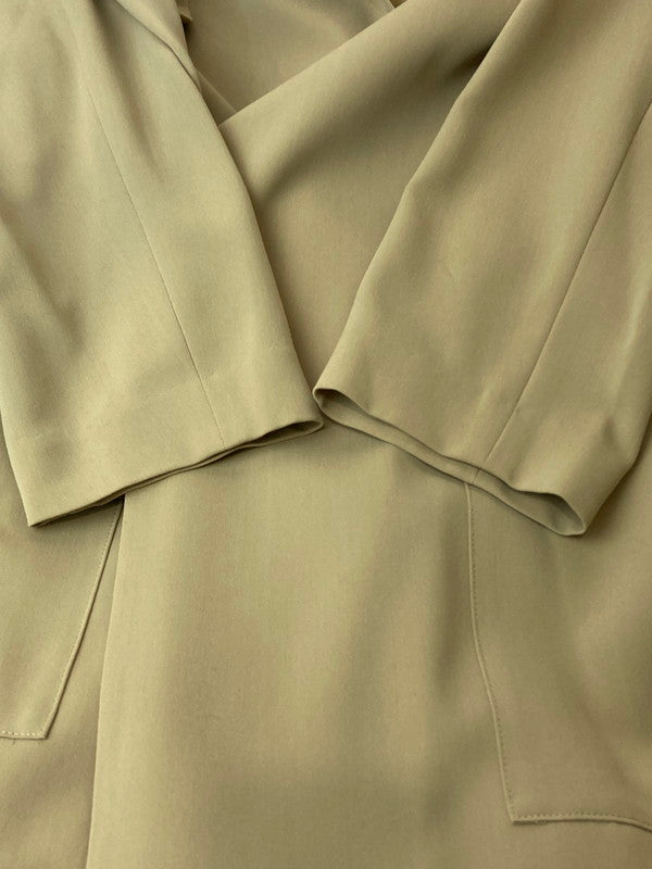 【中古品】【レディース】 CIROI LONG COAT 317010012006 シロイ バックレース切替ロングコート 169-241121-yn-30-min サイズ：F カラー：ベージュ 万代Net店